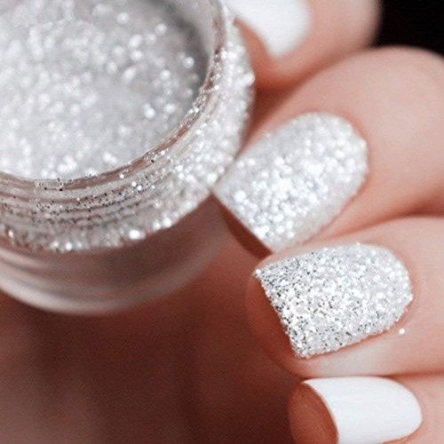 Glitter gold silver pot 5gram hiasan nailart ombre slime Produk Good Quality