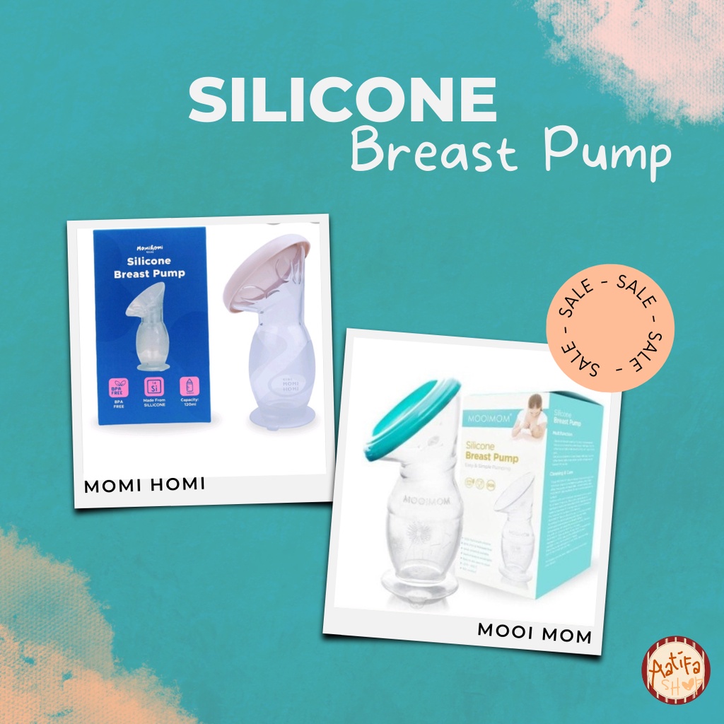 Silicone Breast Pump Mooimom dan Momi Homi / Pompa ASI Silikon Mooi Mom / Milk Saver