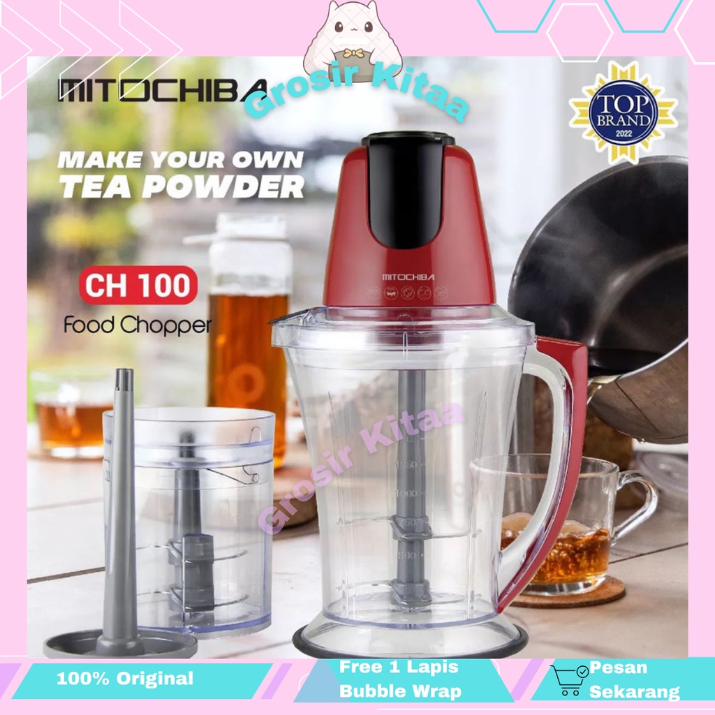 MITOCHIBA Food Processor Food Chopper CH100 Original Produk