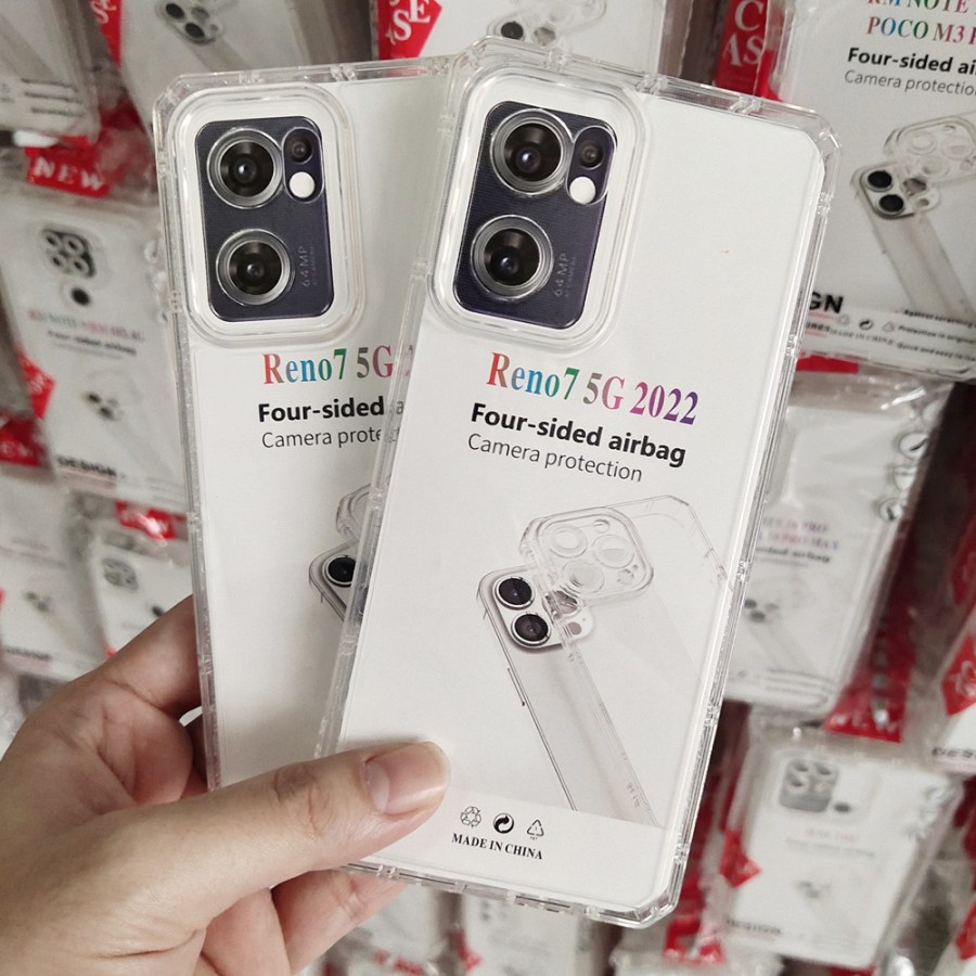 OPPO RENO 8Z 5G OPPO RENO 8 4G CASE HD BENING BIG PROTECT CAMERA CLEAR TRANSPARAN SOFTCASE TEBAL 1.7mm SILIKON KARET PROTECT CAMERA COVER PELINDUNG KAMERA