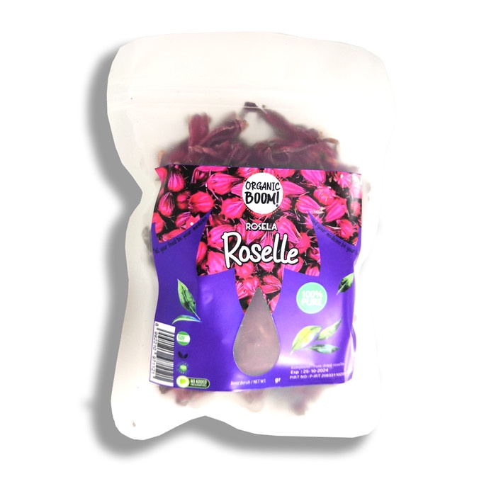 

Organic Boom! - Roselle Flower 10g Bunga Rosela / Rosella Hibiscus Sabdariffa Kering