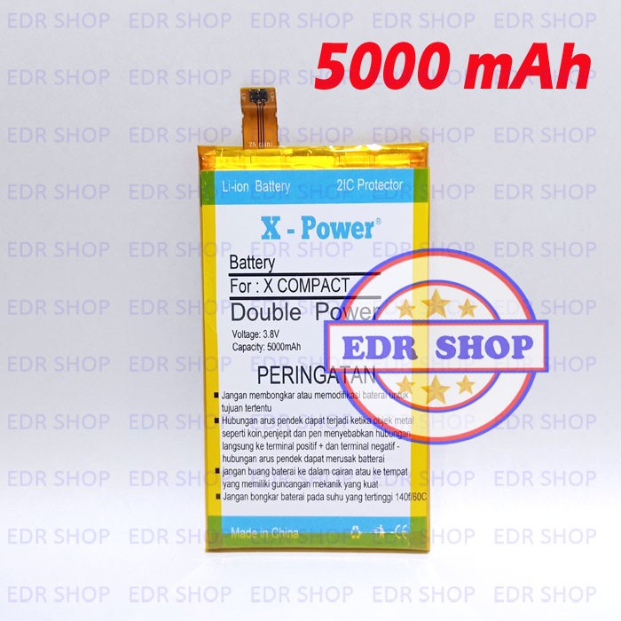 BATRE SONY XPERIA X COMPACT DOUBLE POWER SO02J F5321 BATU BATERAI