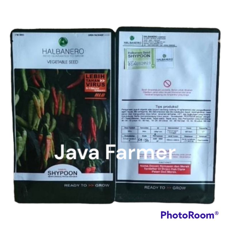 Benih Cabe/Cabai Rawit SHYPOON Halbanero 10 gram