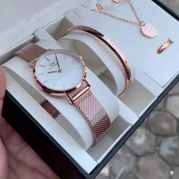 ☋  - Jam Tangan Fashion WD 01 KZ Petitie Melrose Paket Acc , Box Original & Paper Bag ✸ ☋