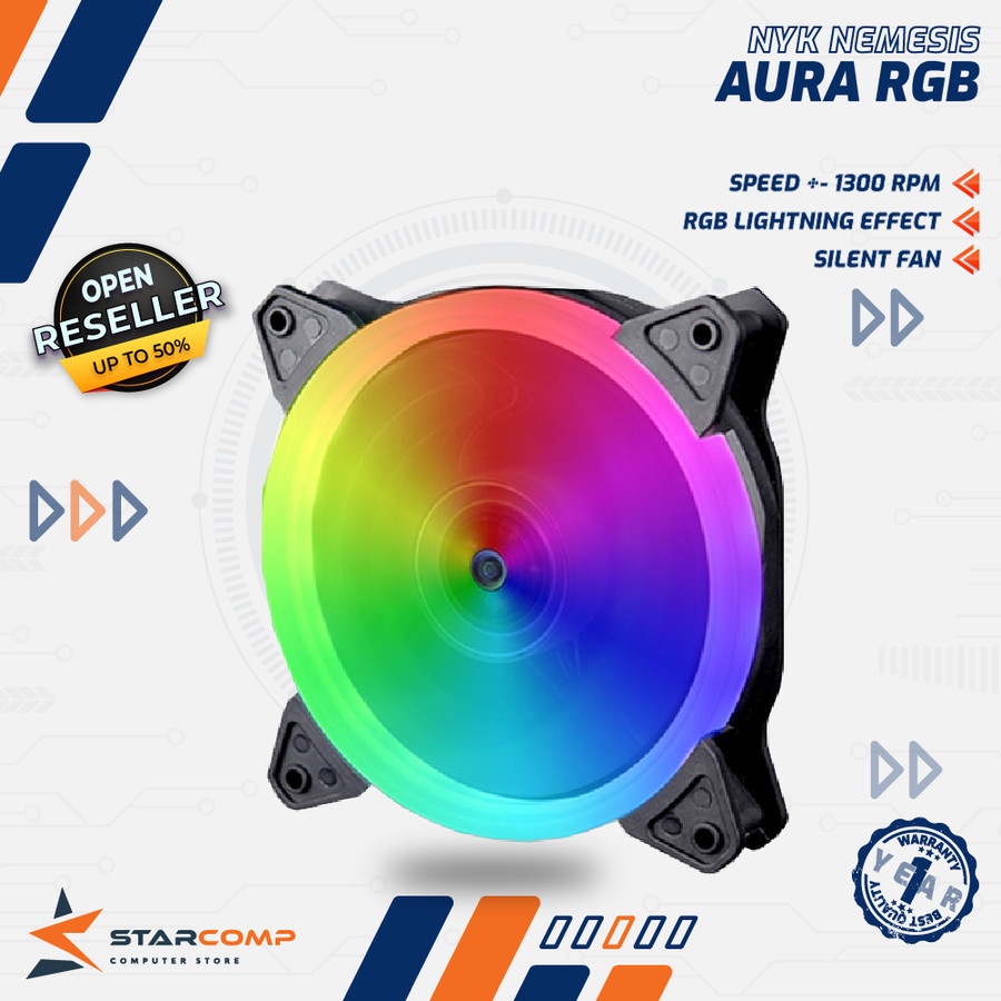 Jual NYK Aura RGB Fan Case 12cm | Shopee Indonesia