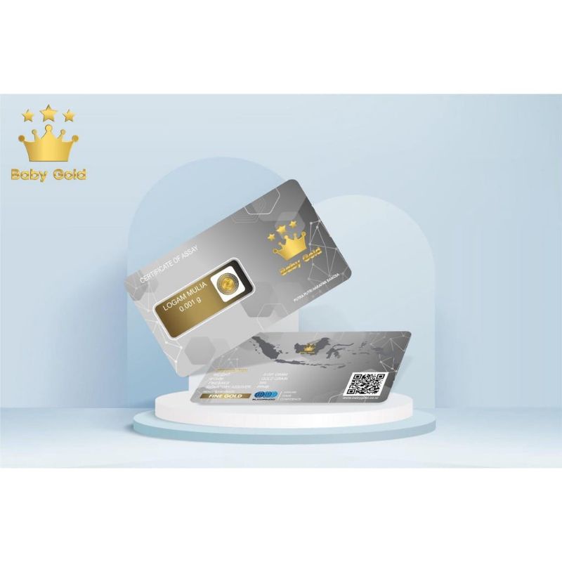 BabyGold Baby Gold 0.001gr 0,001 gr 0.001 g gram Logam Mulia Asli Emas Murni