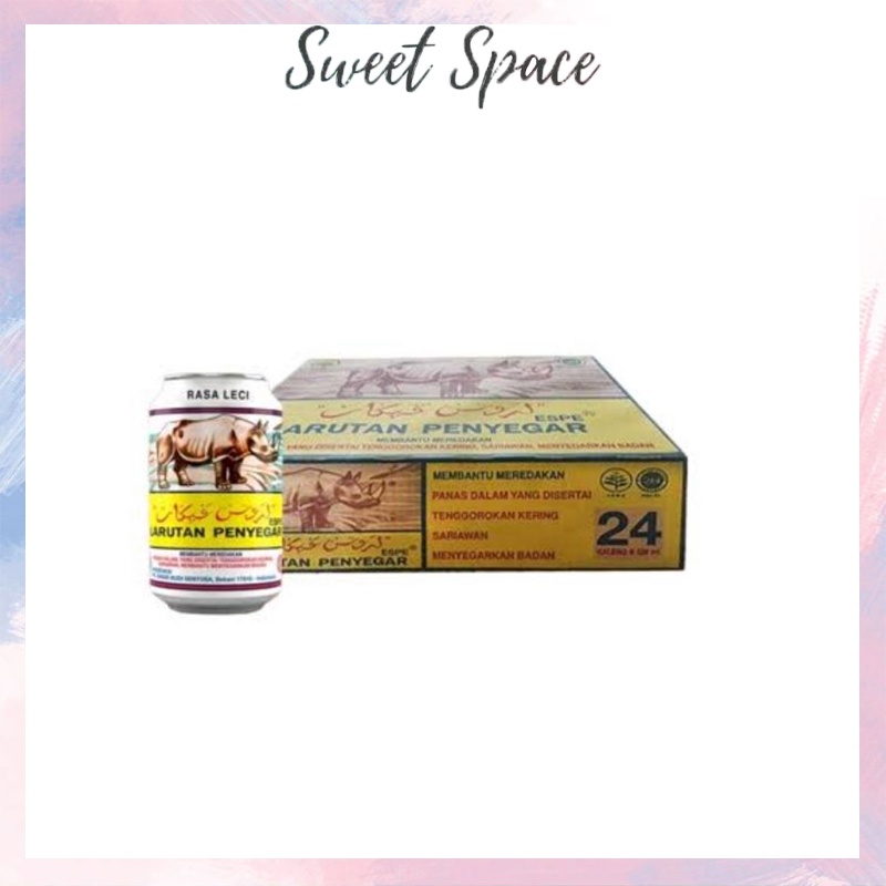 LARUTAN PENYEGAR KALENG 1 DUS 24 PCS CAP BADAK [SWEETSPACE]