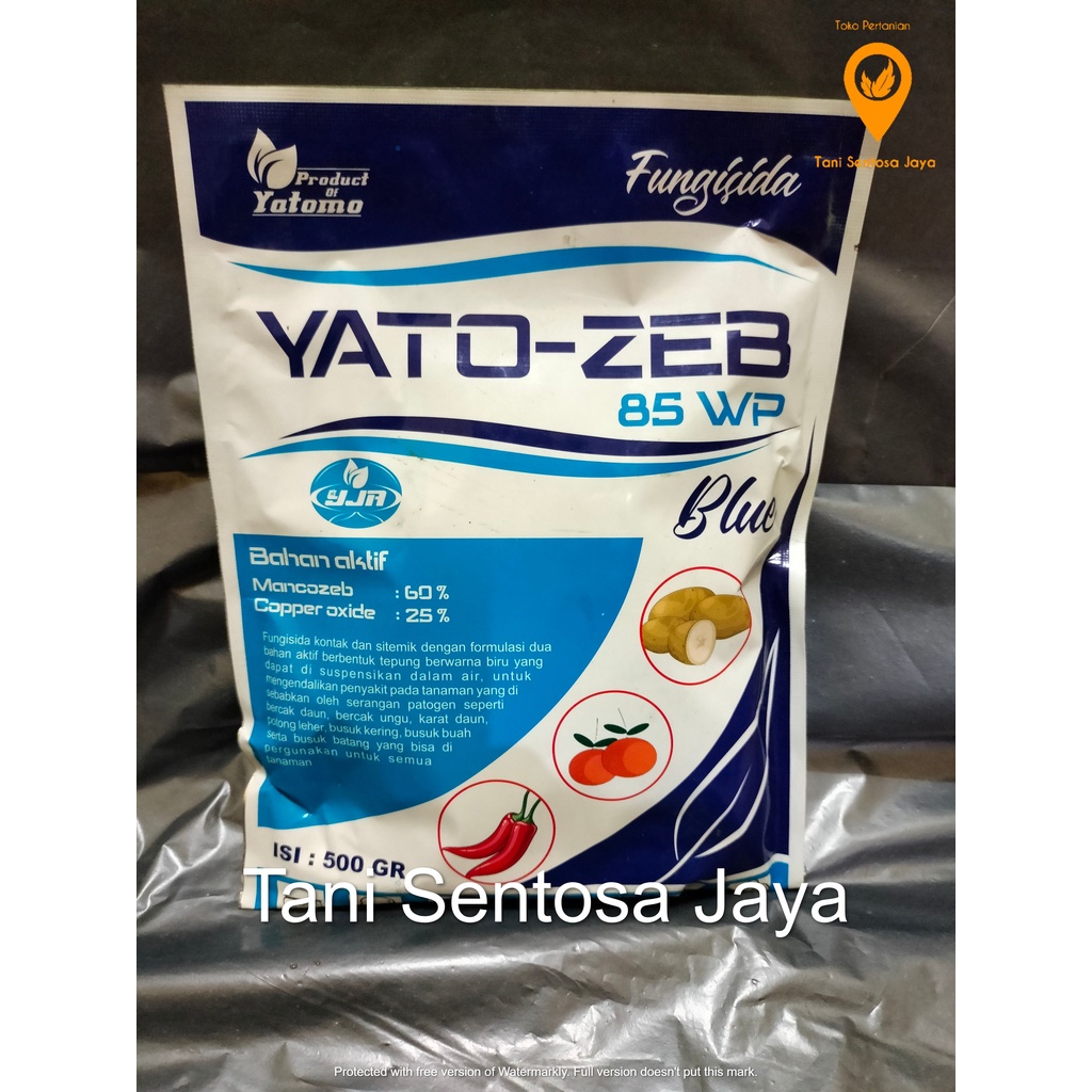Fungisida Kontak Sistemik  Yato-Zeb Mancozeb + Tembaga 25%