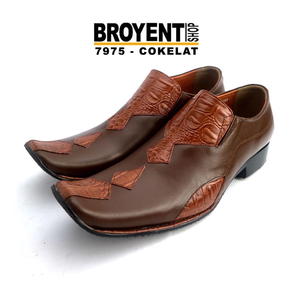 Sepatu Pantofel Pria Kulit Asli 7975