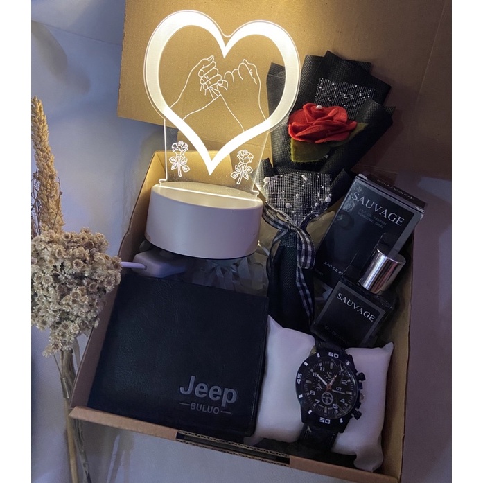 HAMPERS GIFT BOX COWOK KADO ULANG TAHUN UNTUK COWOK KADO EASHTETIC