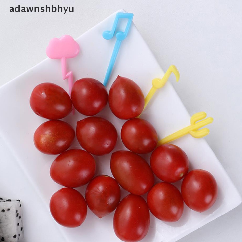 Adawnshbhyu 18 Pcs Makanan Buah Picks Garpu Bento Decor Set Anak Kue Dessert Tusuk Gigi ID