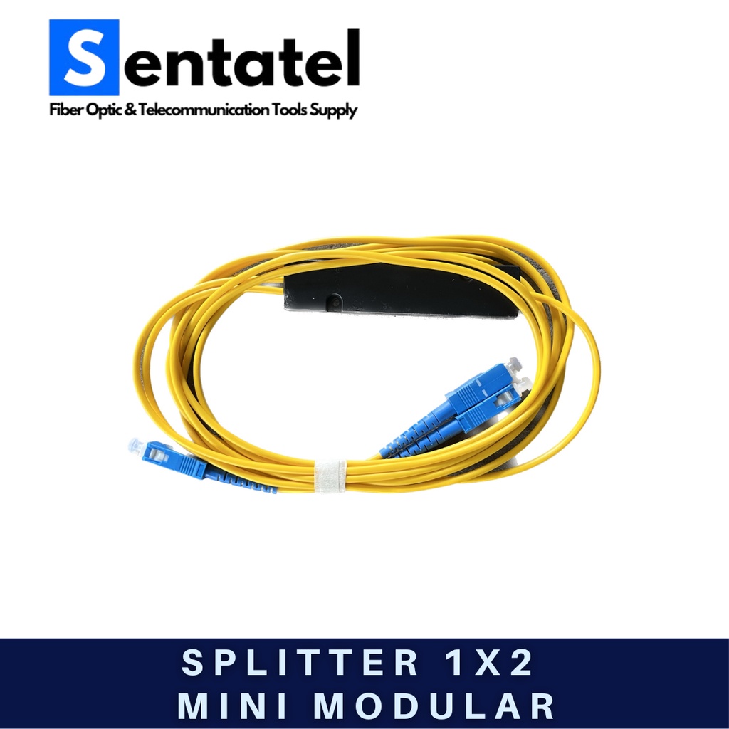 PASIF SPLITTER MODULAR 1x2 SC UPC SPLITTER 1x2 MINI MODULAR