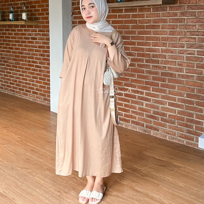 LONG DRESS  POLOS //  MIDI DRESS SIMPLE