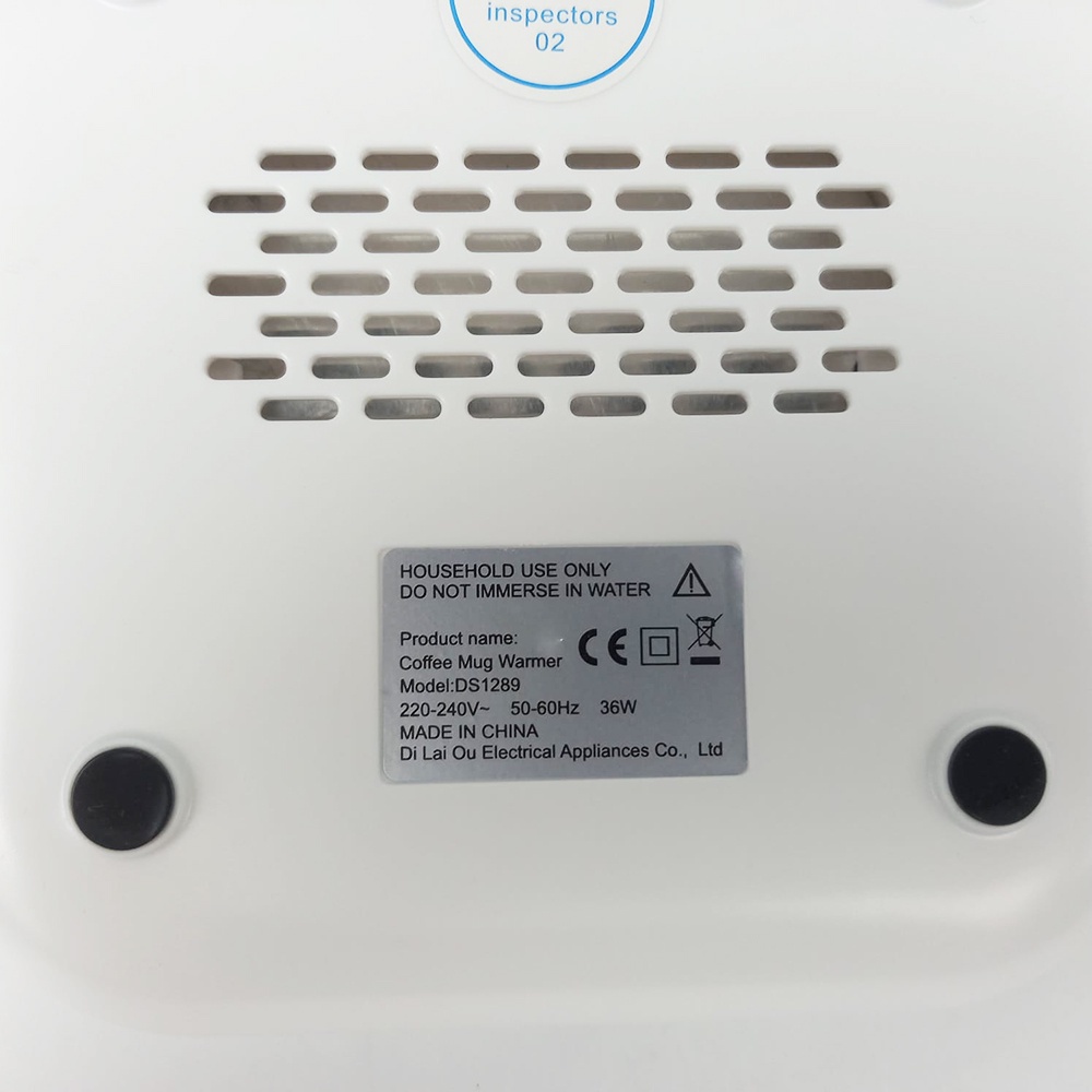 LivingHome Tatakan Pemanas Teko Teh Kopi Warmer Heating Base - White - 7RUA3VWH