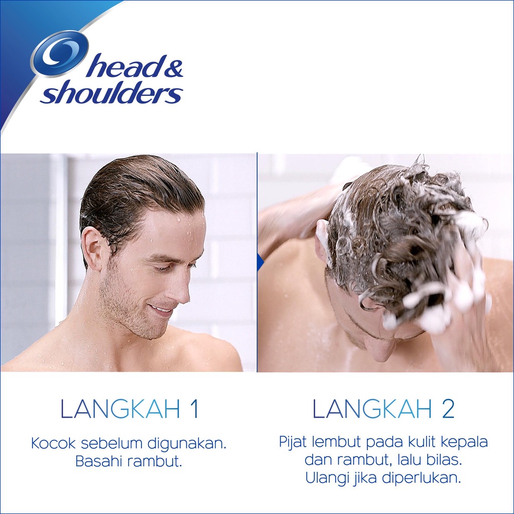 Head &amp; Shoulders Sampo Anti Ketombe Cool Menthol Perawatan Rambut 850Ml X3