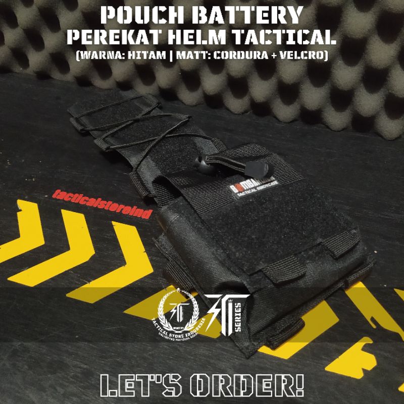 Pouch Perekat Battery Helm Tactical - TSI SERIES