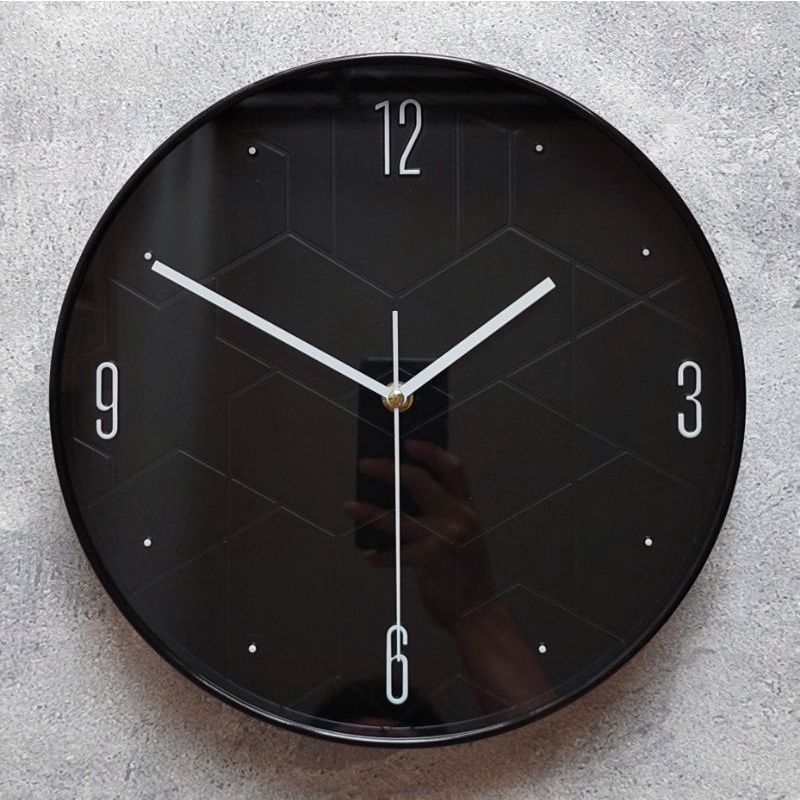 Jam Dinding Aesthetic Minimalis Polos Unik Dekorasi Rumah Modern Sweep