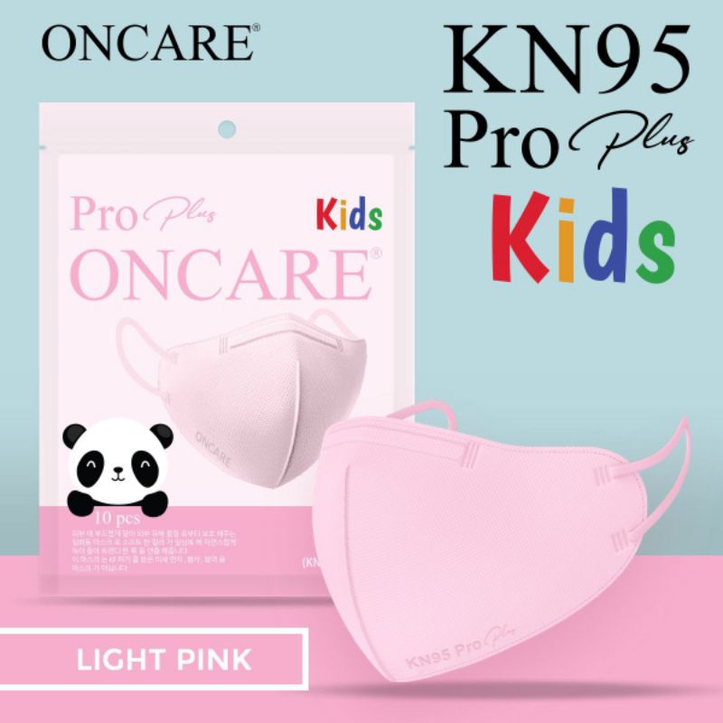 MASKER KN95 PRO ANAK ISI 10PCS MASKER KN95 PRO PLUS ONCARE KIDS 10PCS