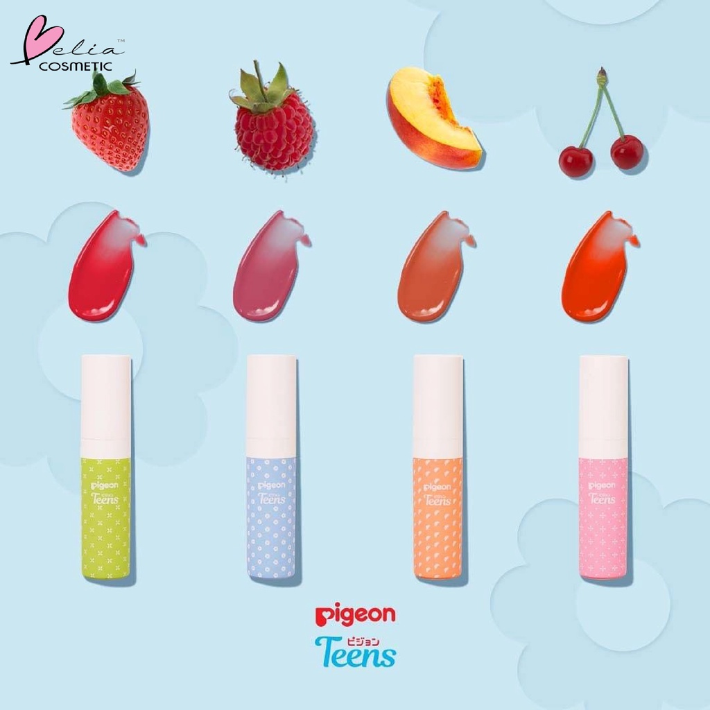 ❤ BELIA ❤ PIGEON Teens Jelly Tint | Lip Tint | Lip and Cheek | Jelly Tint Milk Tea Series | Pelembab Bibir BPOM