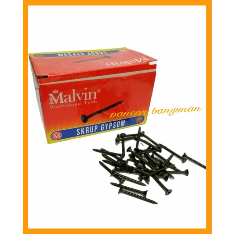 SKRUP GYPSUM MALVIN 6x1 inch (2.5cm) - SKRUP GYPSUM MALVIN 6x1inch -SKRUP GYPSUM