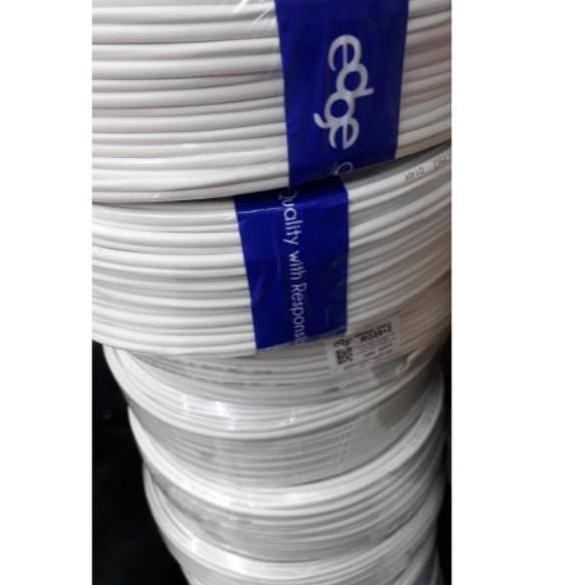 Stok Terbaru Kabel cctv rg59+power 100meter kabel caoxial cctv 100meter edge