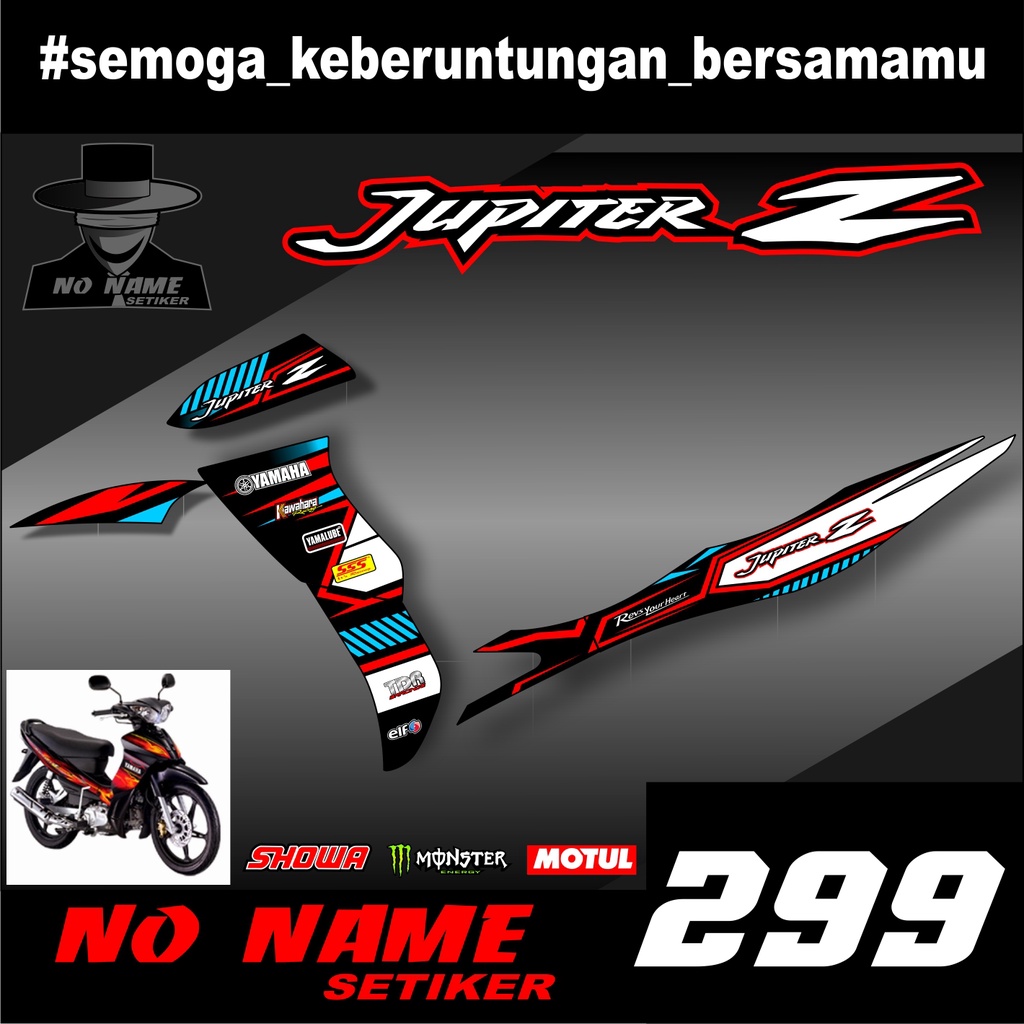 Striping Jupiter Z(299) 2004 2005 2006 2007 2009 stiker sticker setiker