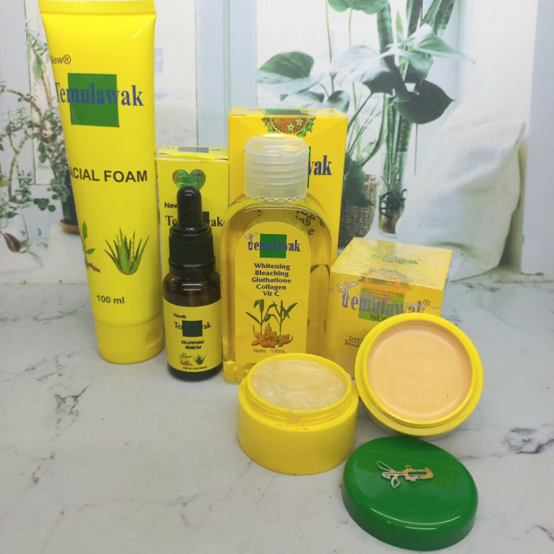 (5IN1 FF GLOWING) TEMULAWAK MALAYSIA PAKAI FACIAL FOAM