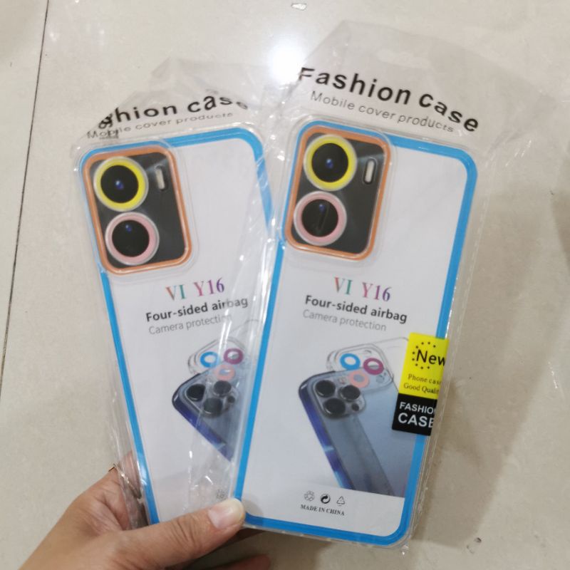 CASE VIVO Y16 CASE CLEAR AIRGBAG BENING PROTEC CAMERA