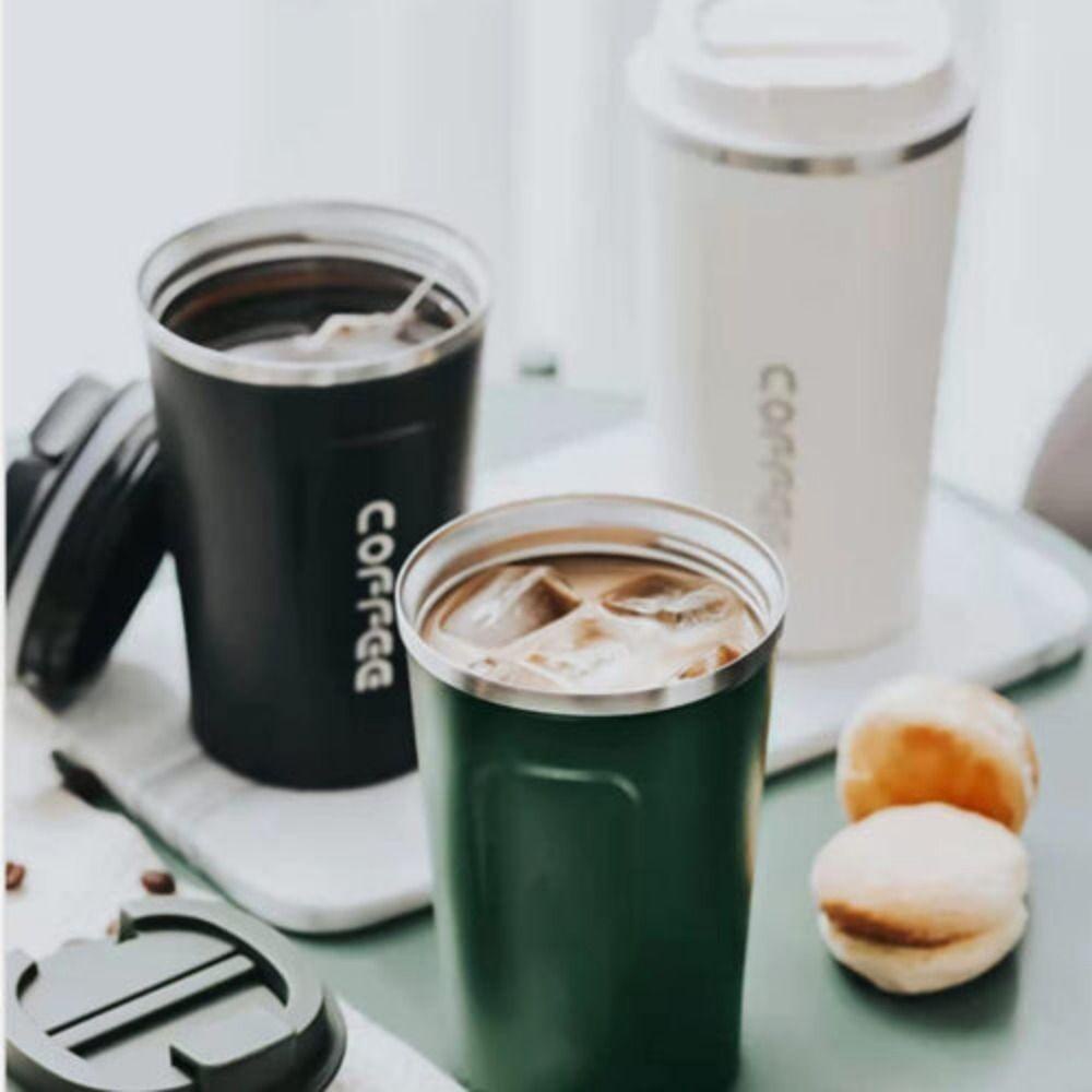 Top Travel Mug Portable Vacuum Stainless Steel Cangkir Kopi