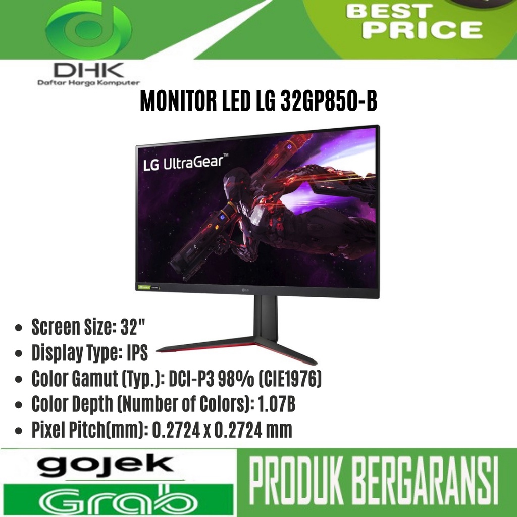 MONITOR LED LG UltraGear™ 32GP850-B QHD