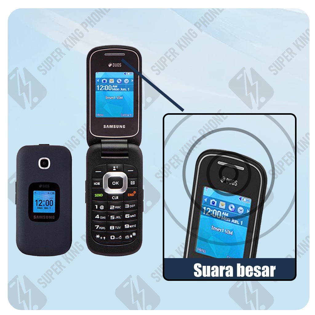 Super King HP SAMSUNG LIPAT GM-B311V DUAL SIM HP SAMSUNG B311