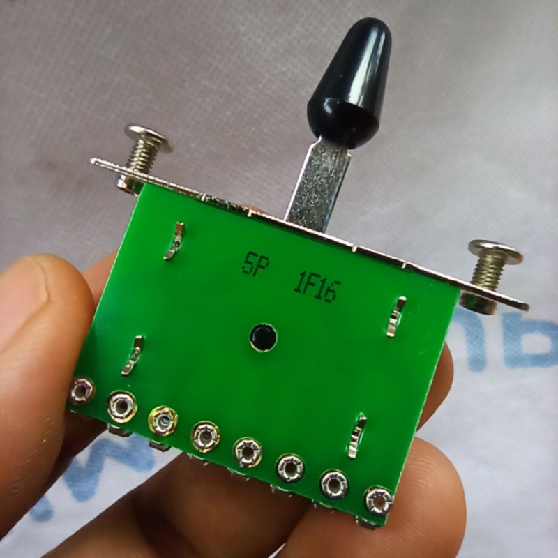 Switch selector gitar 5 posisi merk Alpha Plus toogle 5 way ibanez fender schecter ltd squier