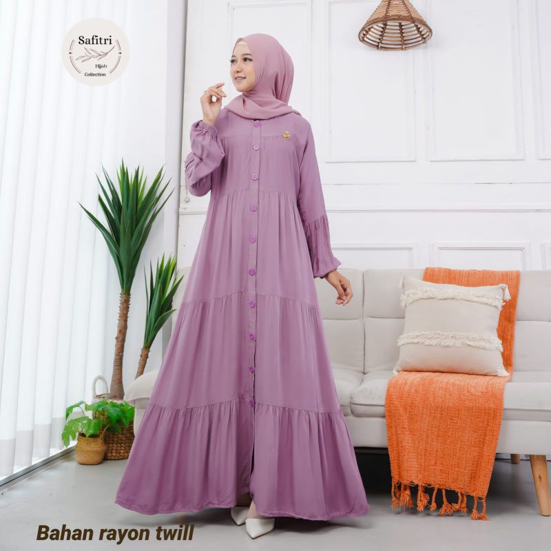 AMARA MAXY (RAMPEL) bahan Rayon Twil free bross by Safitri Fashion