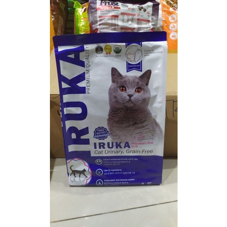 IRUKA CAT FOOD URINARY 1.5kg MAKANAN KUCING GRAIN FREE