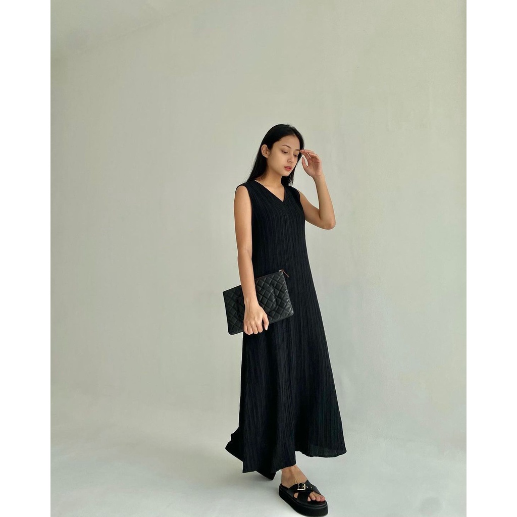 lookatmeofficial • Katelyn Dress Korean Bahan Lady Crush Premium