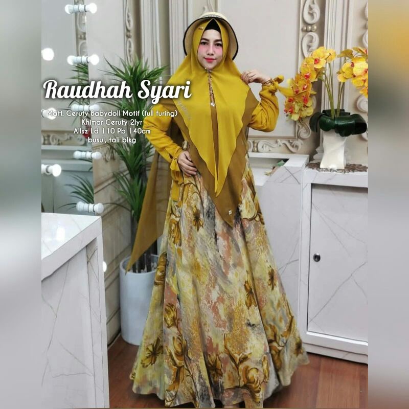 SL Raudhah Syari  LABEL JASMINE(TANYAKAN STOK)