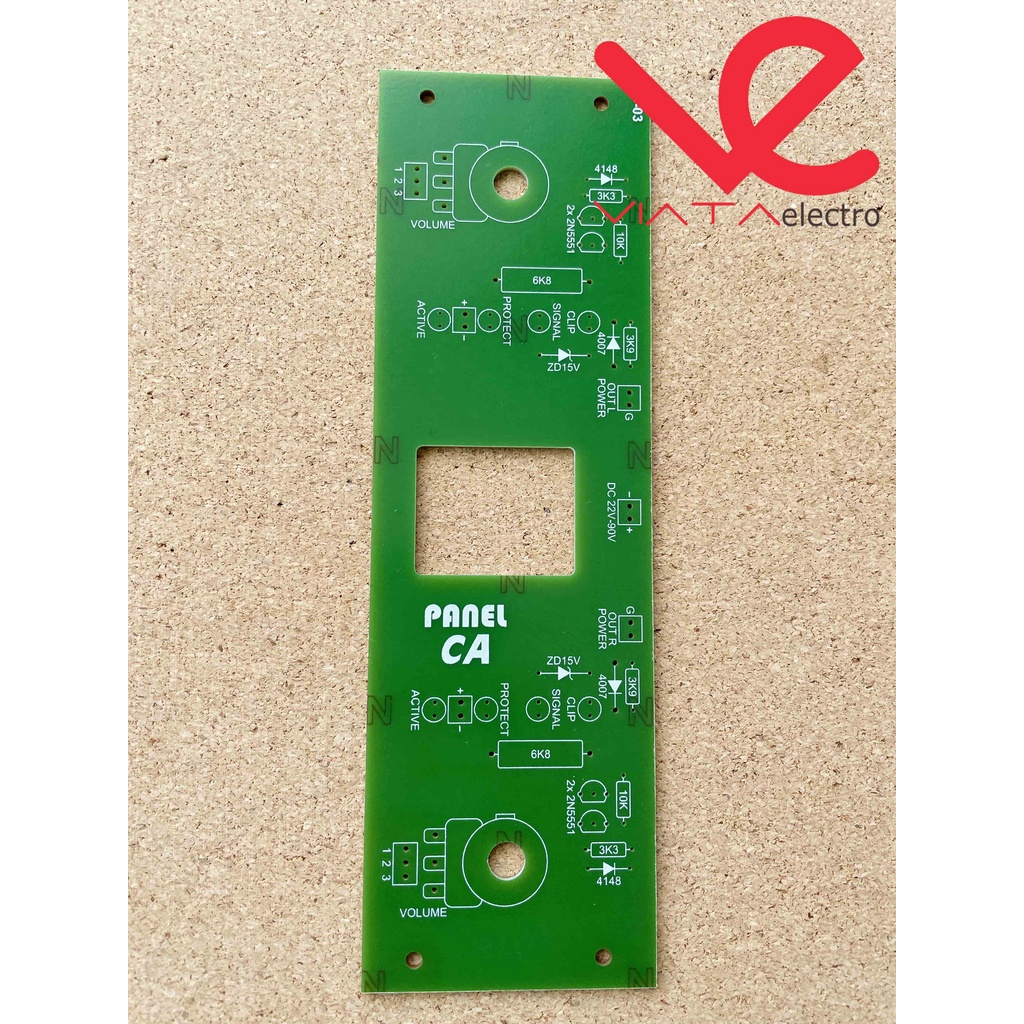 PCB DEPAN PANEL BOX CA SERIES 18 X 5.6 cm CA10 CA20 CA30