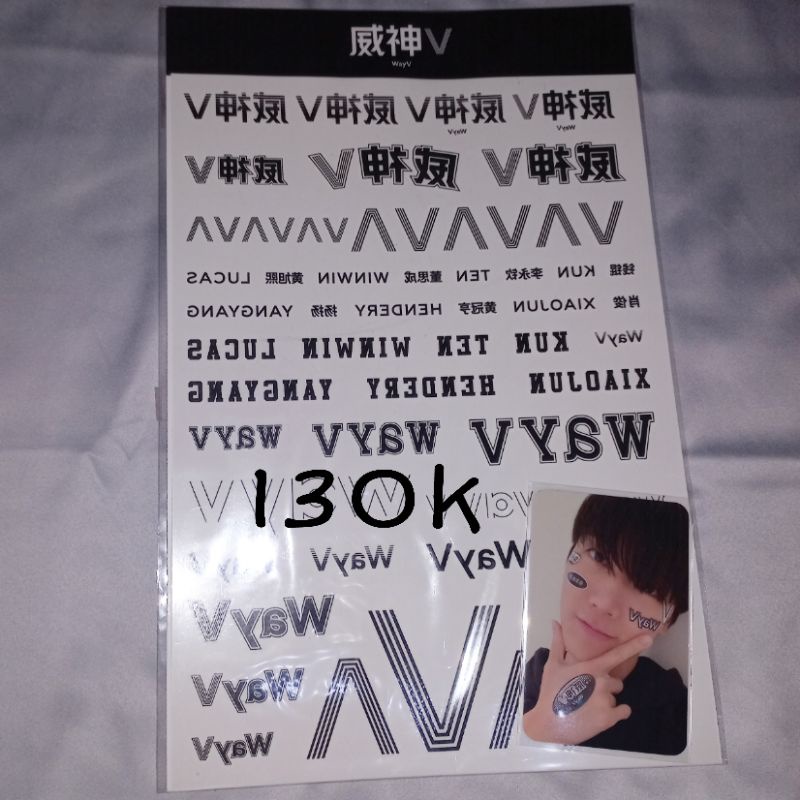 MD Anniversary Wayv Tatto set Ten PC tatto ten