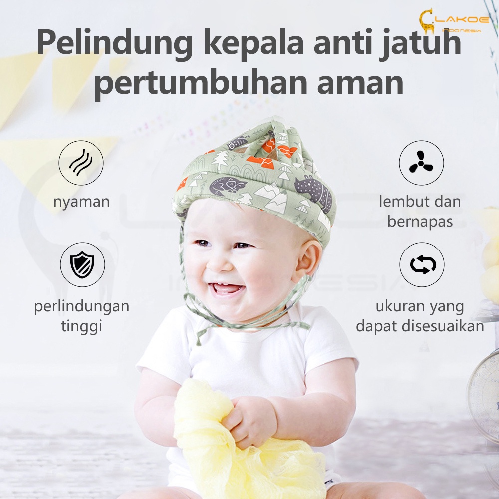 Topi Helm Pelindung Kepala Bayi Balita Helm Pelindung Kepala Bayi