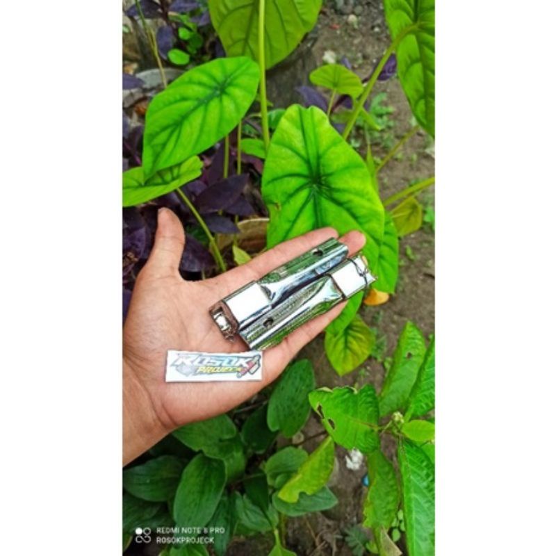 ORI COPOTAN MOTOR BESI POSTEP TIGER REVO ORIGINAL CHROME