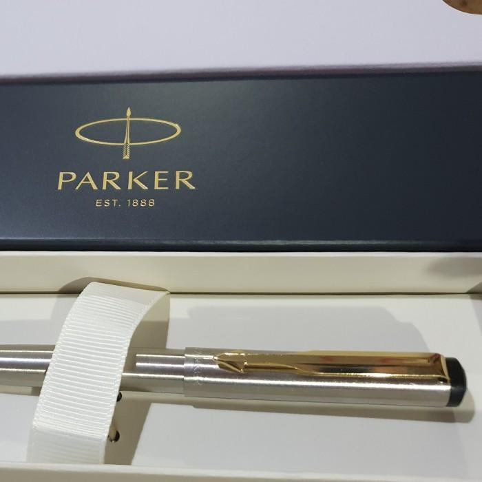 

Pulpen Parker Vektor Ss Gold Trim (Klip Emas) Best Seller