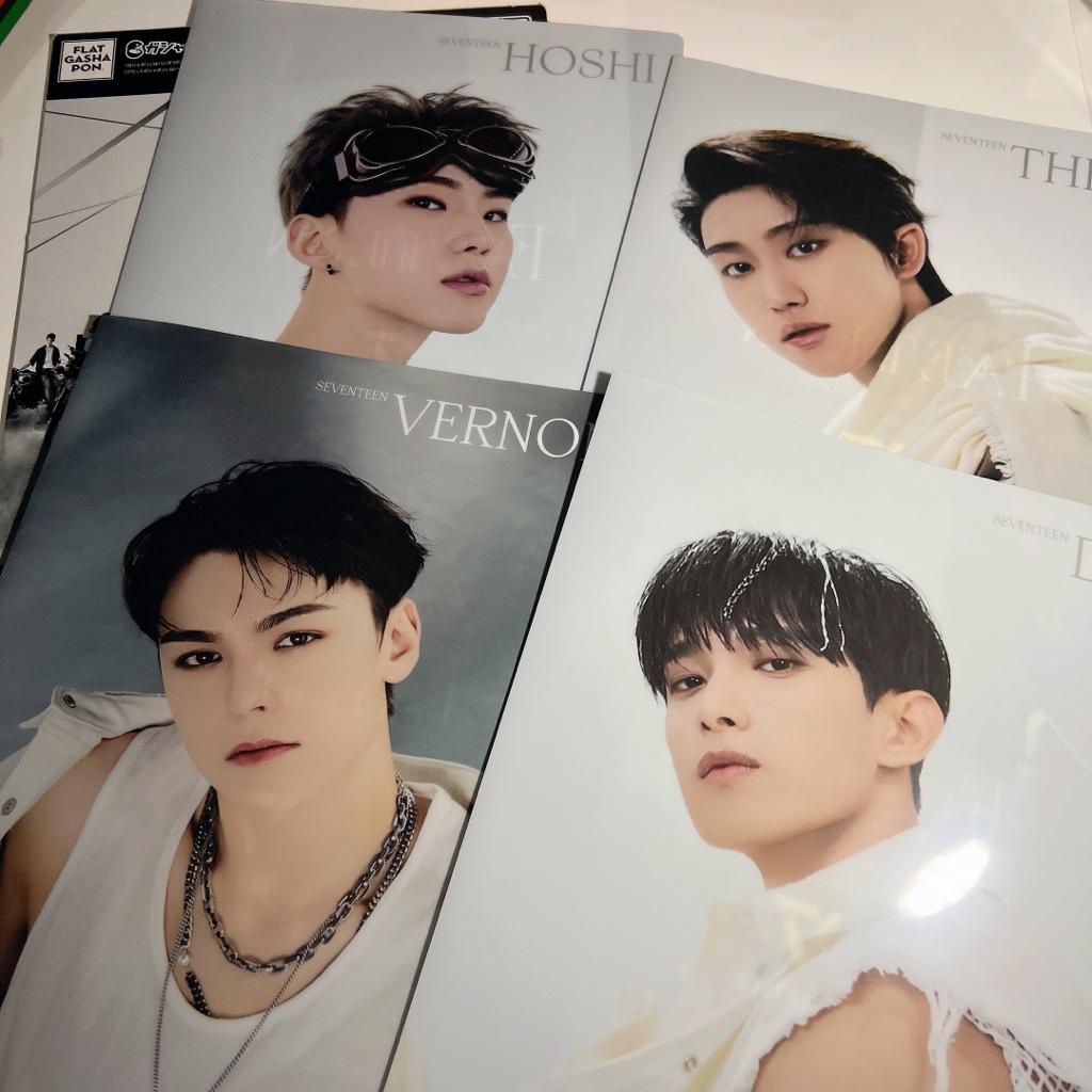 [ READY ✅🇮🇩 ] SEVENTEEN JAPAN ‘DREAM’ POP UP / BANDAI NAMCO - Flat Gashapon (Clearfile L-Holder Map 