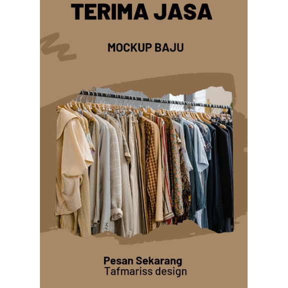 Terima Jasa Pembuatan Design mockup baju Custom