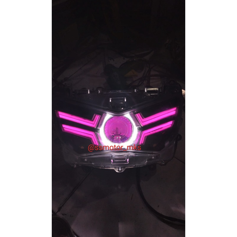 HEADLAMP CUSTOM PROJIE BILED VAHID ALIS LAZY YAMAHA ALL NEW NMAX 2020 2021 2022 2023