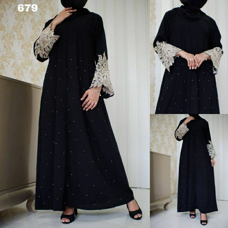 Abaya Jumbo LD 130 gamis umroh premium