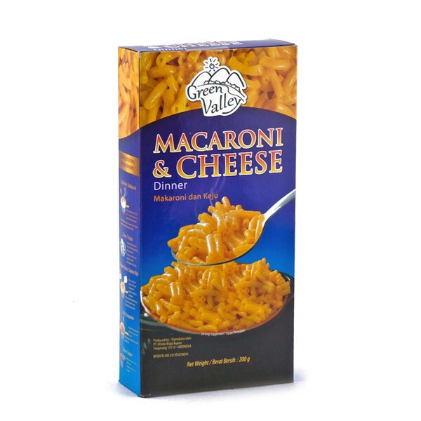 

Green Valley Pasta Makaroni dan Keju 200 g