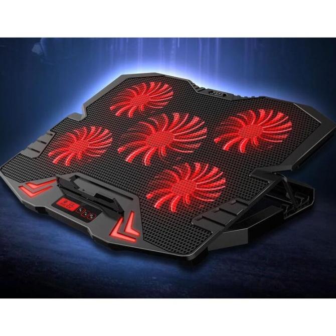 Cooler macbook pro macbook air Cooling Pad Laptop 5 Kipas Black Blue