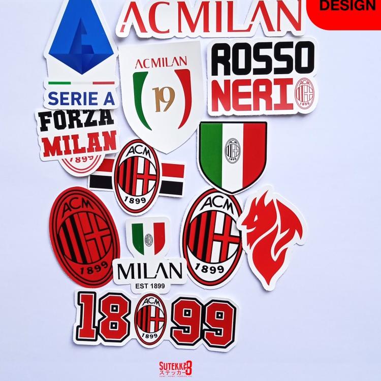 

T77» STICKER PACK AC MILAN [12 pcs] Kirim Langsung