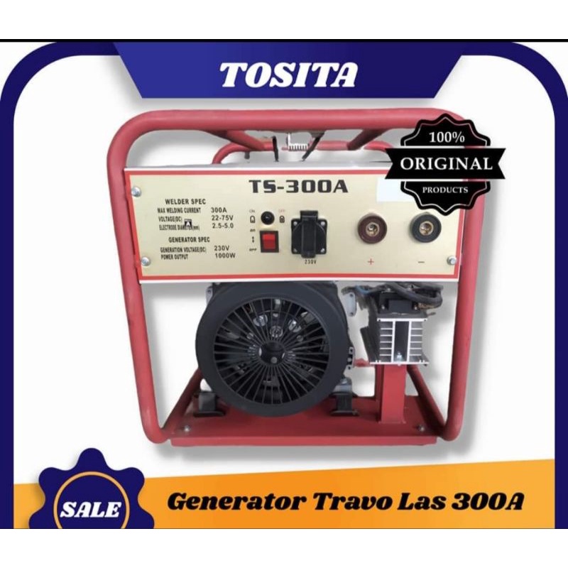 GENERATOR LAS TOSITA 300A WELDING GENERATOR / GINZET LAS / GENSET / GINSET LAS TOSITA