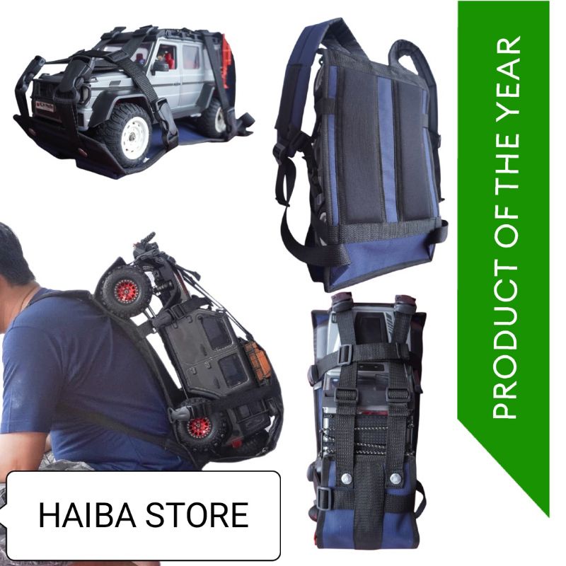 Tas Gendong RC 1/10 Tas Mobil Balap RC Tas RC 1/10 Model Mobil Remote Control Portabel